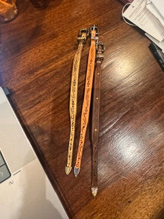 Leather Belt Bracelet