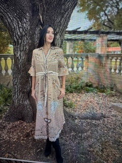 Isla Payal Tan/Sand Cape Midi