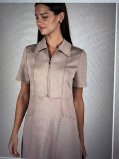 P.Cill Short Sleeve Quarter Zip Modal Dusty Rose