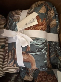 King Bedding Pillowcases Blue Farm - ellen