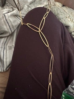 CVNLINK Gold Link Necklace CVDesigns