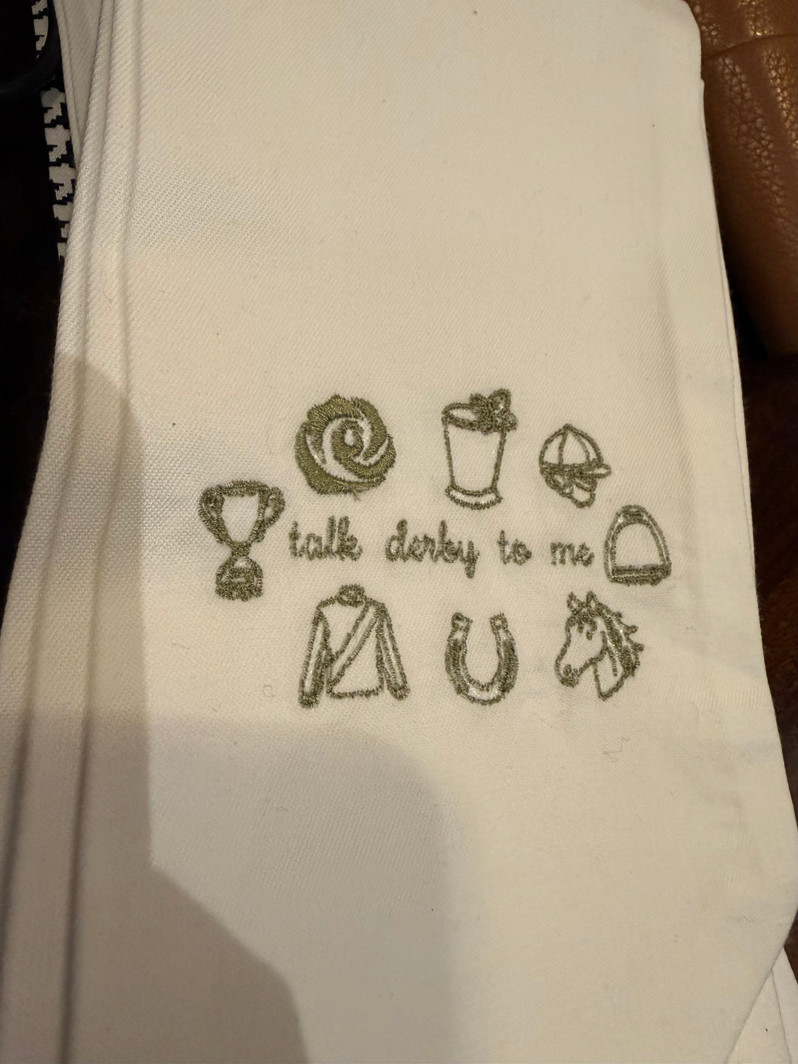 Talk Derby To Me Wreath Sash
