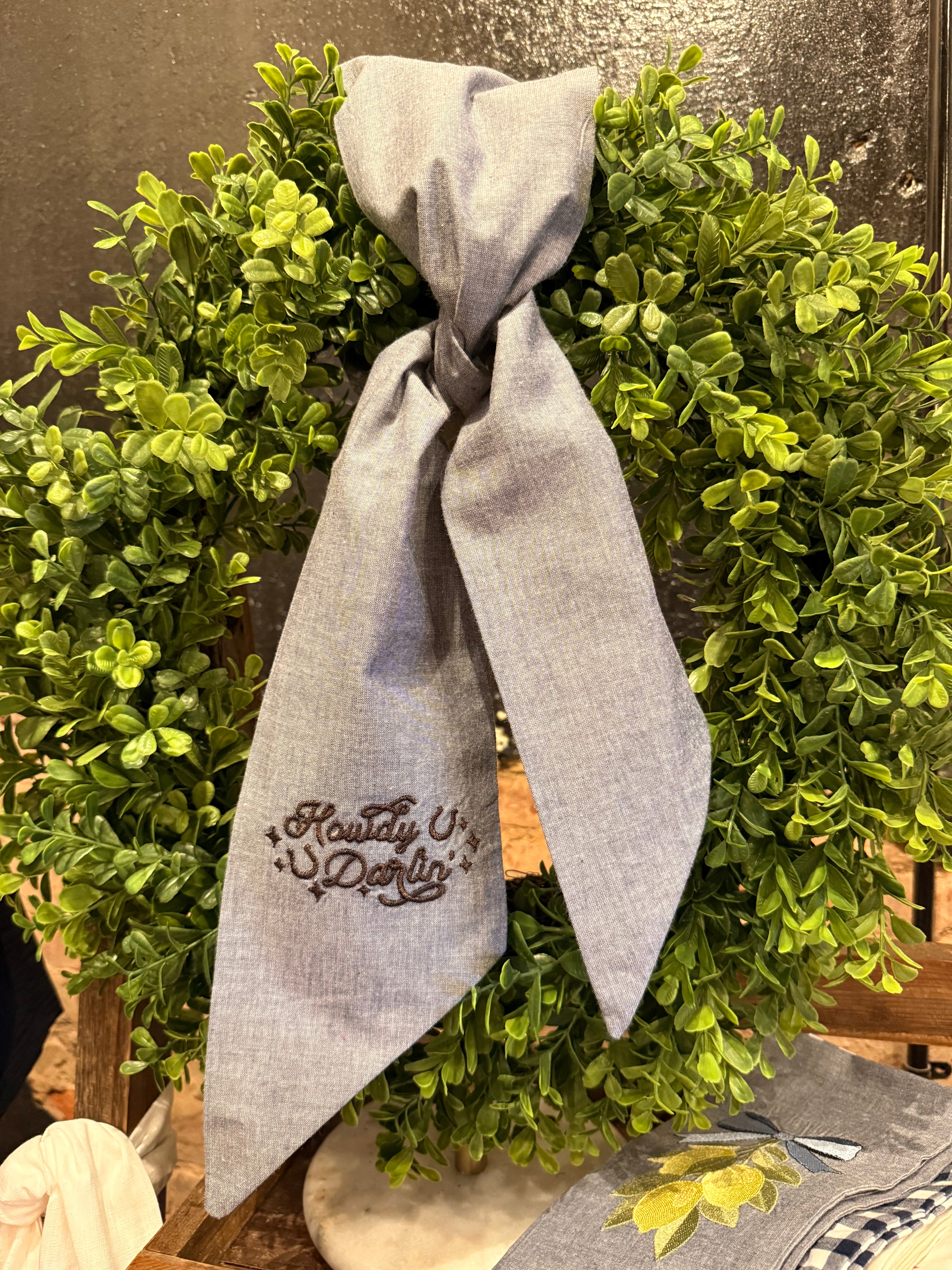 Howdy Darlin' Wreath Sash