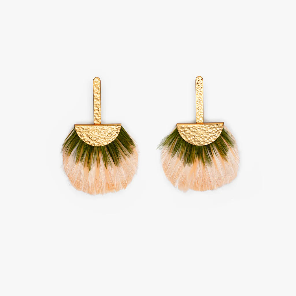 Brackish Limelight Earrings Pink/Green