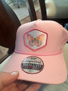 Pink Hat Butterfly Catherine Cartie