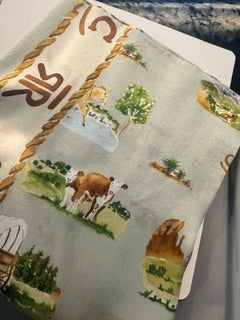 Western Toile CC Catherine Cartie Scarf