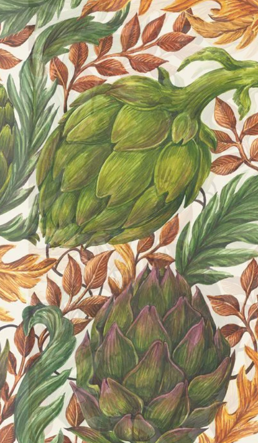Autumnal Artichokes Guest Napkin-Pack of 16