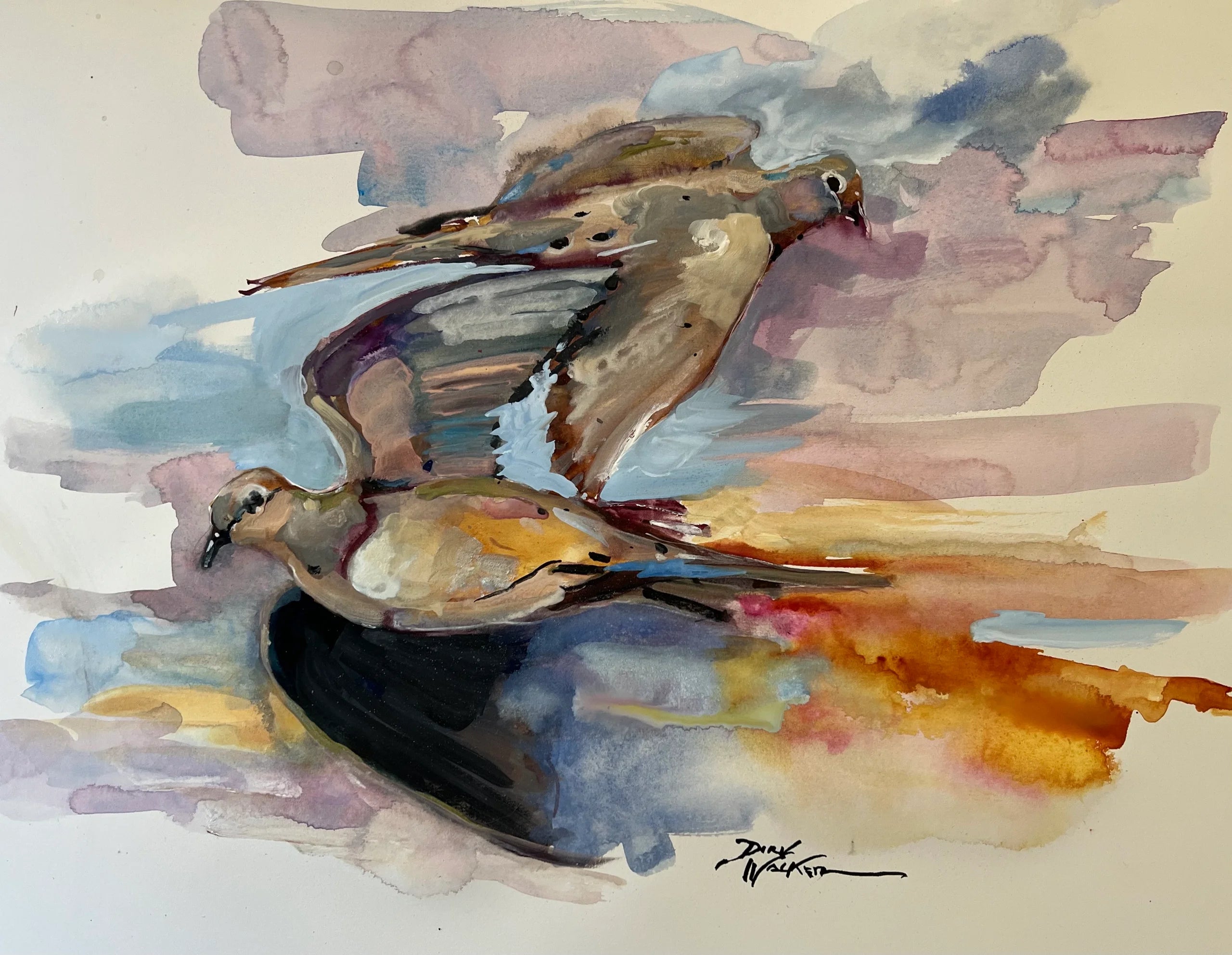 Close Call - Custom Framed 16X20 original