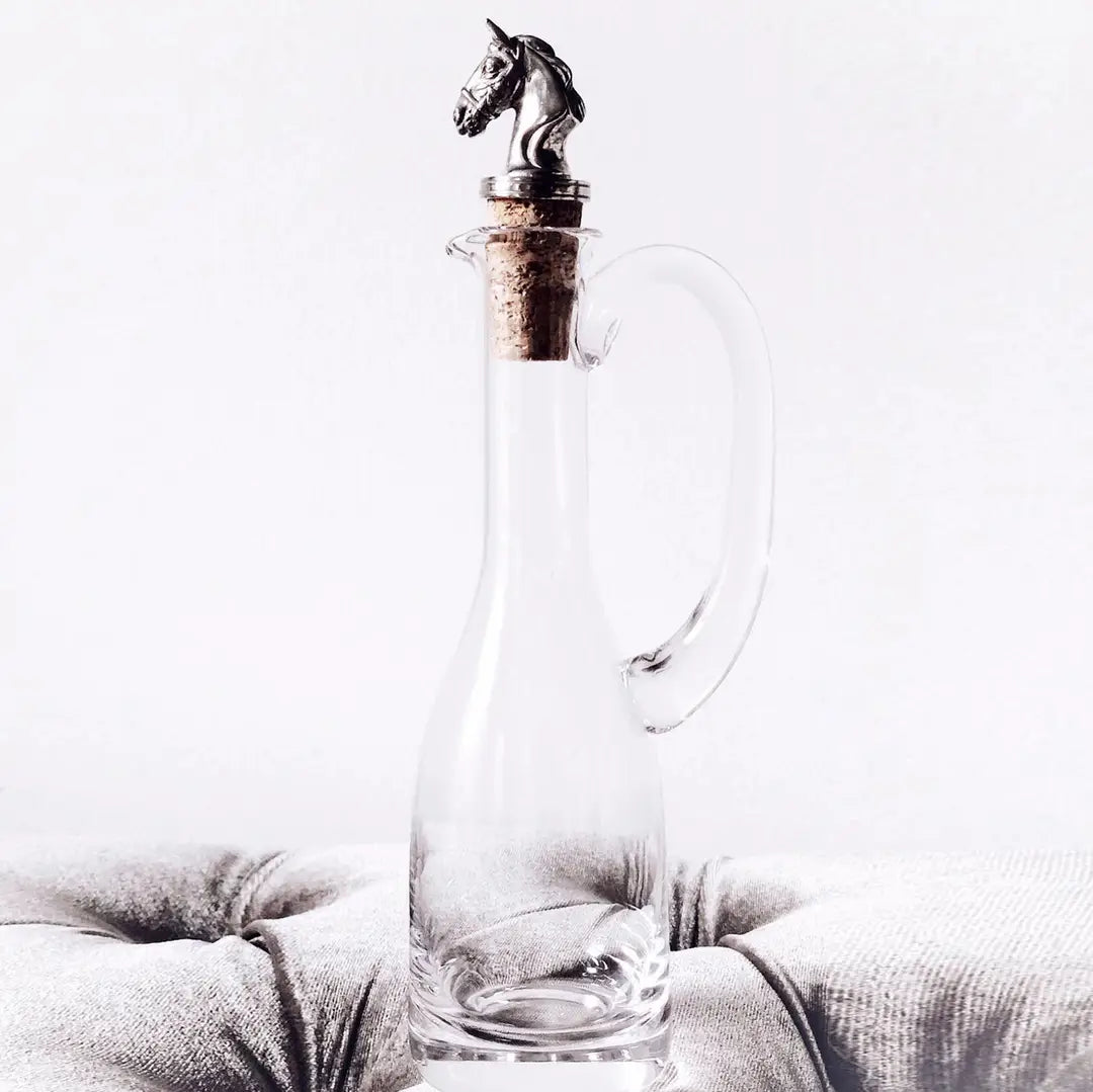 Cruet Bottle with Pewter Head Cork
