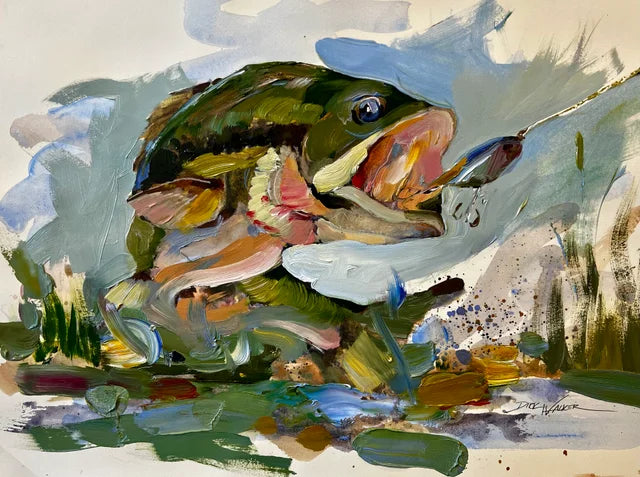 Bass Chasing a Rattletrap
