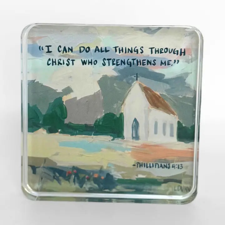 Phillipians 4:13 Block Acrylic
