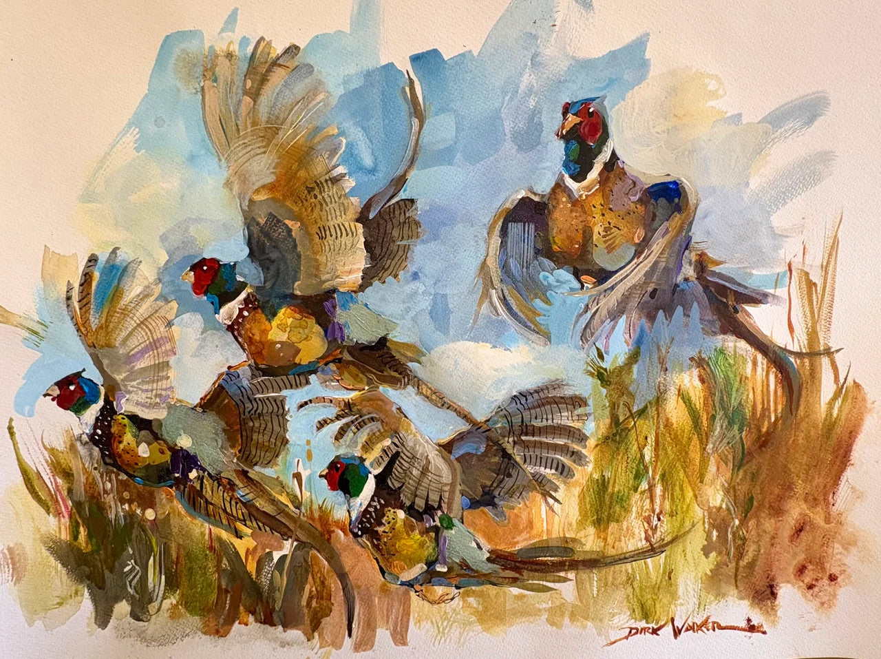 Scattered - 4 Pheasants
