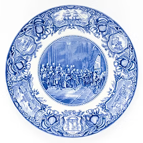 Tomochichi Blue Plate