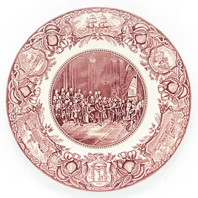 Tomochichi Pink Plate